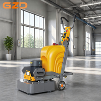Meuleuse industrielle pour surfaces en béton GZD, moteur 7500W, machine à poncer les sols avec aspiration 220V/380V