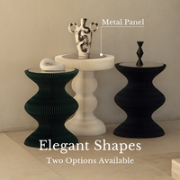 Table d'appoint pliante Spazepaper Waltz en papier kraft, mobilier unique et décoratif pour la maison, l'hôtel, les magasins de détail
