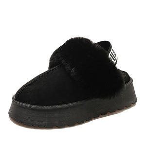 Commercio all'ingrosso 2025 soffice pelliccia antiscivolo di altezza crescente peluche chiuso scivoli invernali per ragazze signore <span class=keywords><strong>pantofole</strong></span> per le donne - Product Image 5