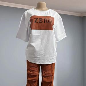 Verfügbar Damen Freizeit 2-Teiliges Set Top und Cordhose Set T-Shirt mit Hosen-Set für den Alltag - Product Image 1