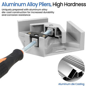 Fix 90 degrés coin verre tuyau porte Fram panneau connecteurs bois travail pince Angle droit Clip ensemble créatif bricolage meubles placard - Product Image 3