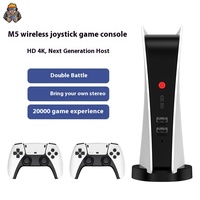 Console de Jeu Rétro Classique TV avec Sortie HD, Manette Sans Fil et Station d'Arcade pour Vidéo Stylée, Prise UE, Mémoire 64 Go, Carte TF 128 Go