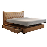 2026 Neues Modell Italienisches Minimalistisches Hochbett mit Stauraum 1,5m/1,8m/2m X 2,2m Hochwertig Luxuriös
