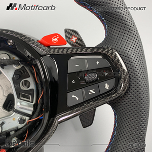 Volante de Fibra de Carbono Personalizado para BMW LCI Upgrade M240i M340i M440i X3M X4M X5M X6M X7 G30 G31 G20 G21 G22 G26 G32 M2 M3 M4 - Product Image 4