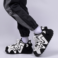 Zapatillas Deportivas Casuales para Hombre 2026, de Cuero Sintético, con Suela Gruesa, Plataforma, Transpirables, para Caminar