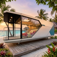 Maison conteneur en acier JY de 20 pieds - Écologique, étanche, installation facile, modulaire, portable, design moderne, pour resorts de glamping