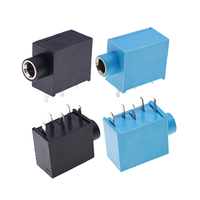 Prise audio 3,5 mm PJ-325 5 broches verticale DIP, connecteur audio 3,5 multicolore pour équipement audio DIY