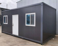 Conteneur pliable HUAHUI, bureau mobile préfabriqué, atelier portable, bâtiment en panneaux sandwich, ignifuge, moderne