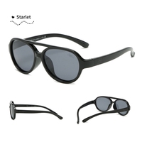 Gafas de sol infantiles de alta calidad para niños de 1 a 3 años, gafas de silicona flexibles para bebés, protección UV polarizada UV400 a la moda