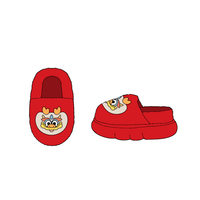 Chaussons en peluche unisexes antidérapants à bout fermé, chauds, doux, mignons et amusants, motif dinosaure ou dragon d'anime, personnalisables, vente en gros, très demandés pour l'hiver