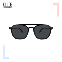 2024 nouvelles lunettes à monture Ultem de haute qualité OEM Clip magnétique polarisé sur lunettes TR90 Logo personnalisé lunettes à monture optique magnétique