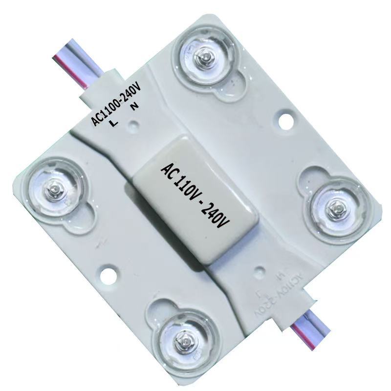 SMD3030 AC110-220V 4w High Power Waterproof Ip68 LED square Module for Ceiling Lightbox square Led Module High Voltage Led Signs