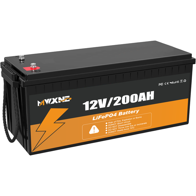 Smart BMS Lifepo4 Lithium-Ion Battery 12V/24V 100AH/150AH/200AH IP67 6000 Cycles 5-Year Warranty Solar Energy Storage LFP Cell