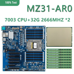 เมนบอร์ดเซิร์ฟเวอร์ MZ31-AR0 DDR4เข้ากันได้กับ epyc 7773x7573x7663 7763 7713 7643 75F3 7543 7453 7443 73F3 7313โปรเซสเซอร์ซีพียู - Product Image 2
