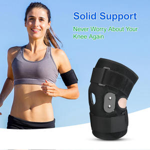 Soporte inmovilizador <span class=keywords><strong>de</strong></span> <span class=keywords><strong>rodilla</strong></span> con diseño <span class=keywords><strong>de</strong></span> rótula abierta y articulaciones para alivio del dolor articular/Artritis/Rotura <span class=keywords><strong>de</strong></span> menisco/ACL/PCL/MCL - Product Image 6