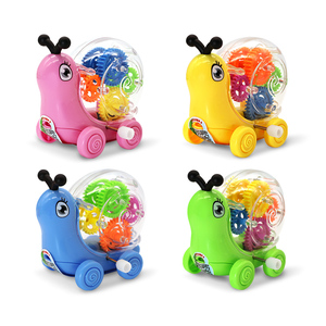 Juqi, Nuevos Dulces con Juguetes, Golosinas Halal y Kosher, Dulces con Juguetes de Caracol Coloridos - Product Image 2