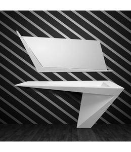 Artistic contemporary design solid surface Acrylic Resin wash basin