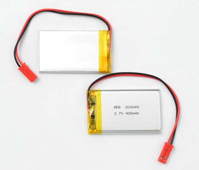 303048 Battery Cell Nice Price Small Lipo 3.7v 400mah Rechargeable Thin Lithium Battery with PCB for Wireless Speaker