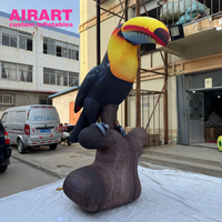 Toucan gonflable Décoration Oiseau gonflable Perroquet gonflable Affichage accrocheur pour les zoos et les spectacles d'oiseaux