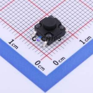TC-06104F-050E Tactile Switch SMD-4P,6x6mm Switch Single Pole Single Throw Round Button 2.5N 6mm - Product Image 1