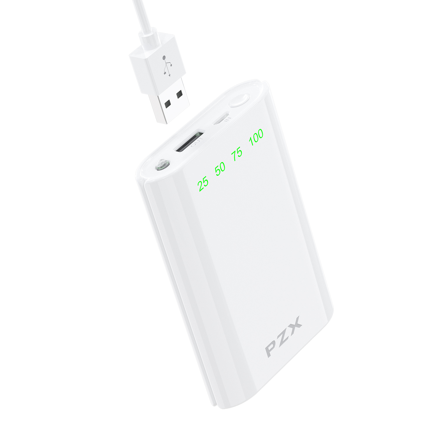 2022 PZX C146 Portable Power Bank 10400mAh with Quick Charge