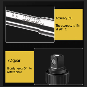 Bộ cờ lê lực xoay 1/4 inch bằng hợp kim, 5-25N.m, dụng cụ sửa xe đạp tự làm, mạ crôm, OEM ODM/cờ lê lực cơ khí - Product Image 3