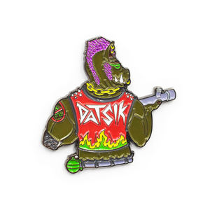 Флуоресцентный значок с зелеными блестками - Product Image 1