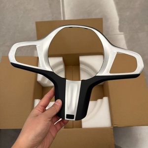 Volante Deportivo de Cuero para <span class=keywords><strong>BMW</strong></span> G30 G20 G01 G02 G05 G06 G07 M4 <span class=keywords><strong>M5</strong></span> F90 M8 X3 X5 X6 F40 F44 F97 F98 F95 F96 G11 Serie 3 5 M Sport - Product Image 2