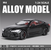 Modèle de voiture miniature en alliage d'aluminium à l'échelle 1:24, personnalisé, pour garçons