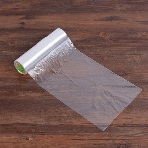 Force explosive produire un sac de t-shirt transparent gilet biodégradable sacs à provisions sur rouleau pour la cuisine - Product Image 6