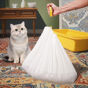 Bolsas de Alta Calidad y Duraderas para Cajas de Arena para Gatos, Biodegradables, de Plástico, con Cordón, Resistentes, con Logotipo Personalizado - Product Image 2