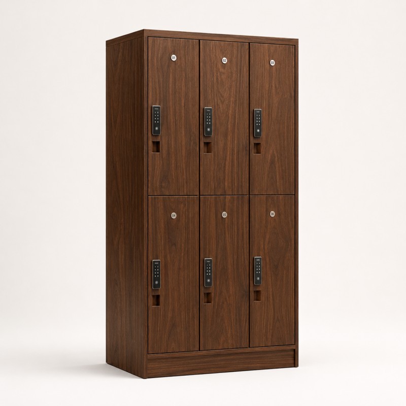Brikley High Quality Modern Waterproof Phenolic Compact Laminate Gym Locker Customized Smart Parcel Key Locker · image 1