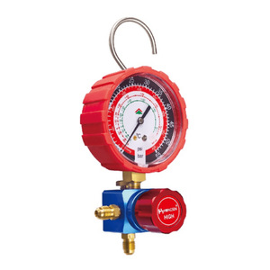 Manomètre de charge de réfrigérant pour climatiseur Hongsen R410 à valve unique avec jauge de niveau, manomètre métallique de précision - Product Image 5