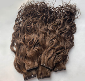 Nouvelle Tendance 2026 : Extensions de Cheveux Humains à Double Trame Invisible Injectée, Effet Papillon, avec Trous <span class=keywords><strong>XO</strong></span>, Trame Jumelle Sans Couture - Product Image 4