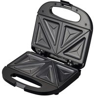 Nouveau design électrique portable à 2 tranches avec plaque triangulaire fixe pour le petit-déjeuner