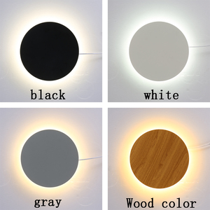 Lampada da Parete LED Rotonda per Interni, Illuminazione Decorativa per Soggiorno AC85-265V, Apparecchio di Illuminazione per Casa, Camera da Letto, Loft e Scale - Product Image 4