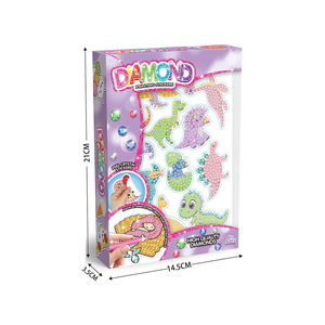 Dinosaurierwelt auf Point Drill Art Boards: T-Rex, Triceratops und mehr |   Zwei-Platten-Punktbohrer-Kunstset Großhandel - Product Image 2