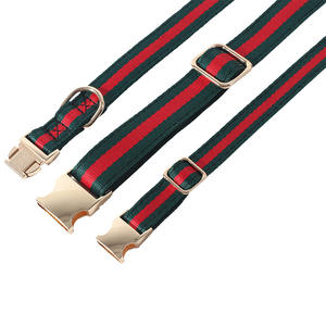 Collar de perro popular al por mayor cierre de metal giratorio 2 capas correa de perro Premium de diseñador de lujo duradero - Product Image 4