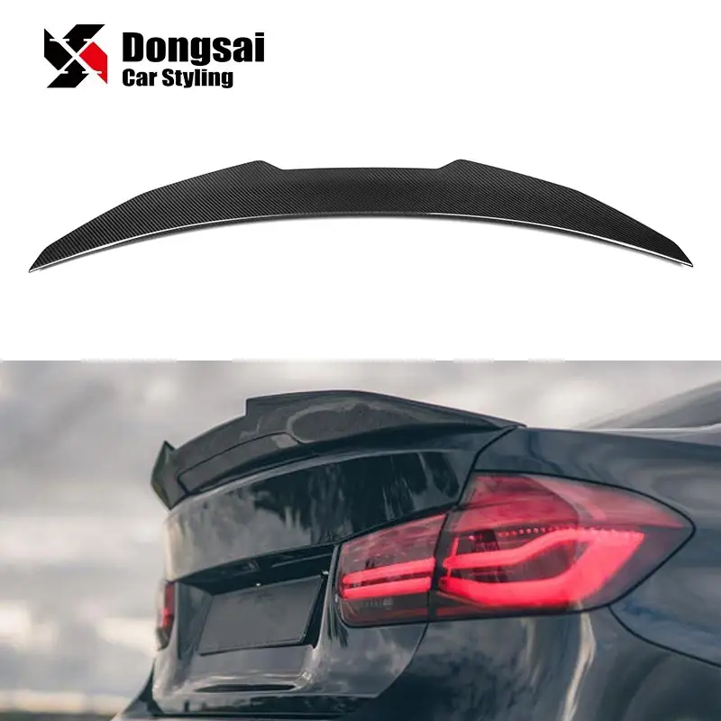 Voor Bmw F30 Achterspoiler 320i 325i F80 M3 Cs Toevoegen Psm Type Carbon Achterste Kofferbak Lip Wing Spoiler Ducktail 2012-2018