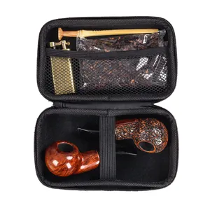 Wholesale Smoking Pipes And Accessories EVA Bags Portable Cigarette Pipe Carry Bags Zipper Pipes Storage Bags