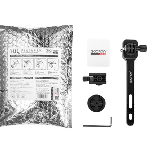 <span class=keywords><strong>Support</strong></span> de guidon de vélo Gaciron H11 en aluminium pour ordinateur de vélo, <span class=keywords><strong>GPS</strong></span>, chronomètre, caméra et lampe de vélo, réglable - Product Image 5