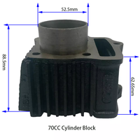 Accessoires de moto, prix bas, haute qualité, bloc-cylindre pour moto CD70, pour moteur à alésage de 47 mm