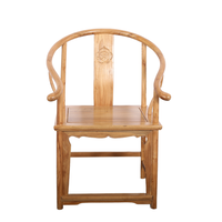 Reproduction antique chinoise de meubles de salon de fauteuil à dossier rond en bois d'orme massif récupéré