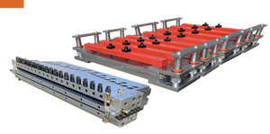 PE gỗ nhựa trụ cột hàng rào bài đùn chết <span class=keywords><strong>WPC</strong></span> khuôn - Product Image 5