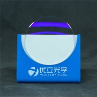 Verres de prescription unifocaux en résine transparente 1.61 UV420 avec traitement HMC AR, anti-lumière bleue, pour la protection des yeux