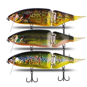 Leurre Artificiel Rigide Articulé en ABS avec Hameçons et Yeux 3D Imprimés, Leurre de Surface pour la <span class=keywords><strong>Pêche</strong></span> au Bar, aux Poissons d'Eau Douce et en Mer depuis Bateau - Product Image 4