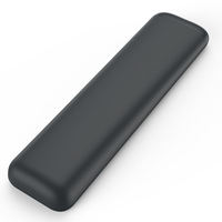 Télécommande intelligente noire mate avec recherche vocale - Télécommande sans fil IR/Ble pour Android TV Boxes et lecteurs multimédias