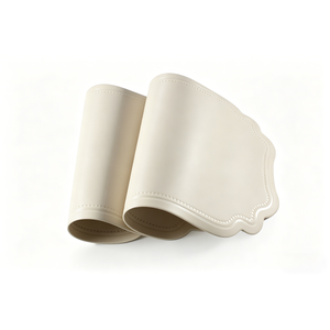 Europäische Eleganz PVC-Leder <span class=keywords><strong>Tischset</strong></span> Ölbeständig Hitzebeständig Rutschfest Heim-Essmatte Anpassbar Restaurant-Exklusiv - Product Image 3