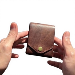 Retro Multifunction Compact Wallet for <b>Men</b> Large Capacity Card Storage Bag PU Leather Coin Purse <b>Pen</b> Back School Christmas - Product Image 2