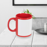 Article le plus vendu en 2026 – Nouveau design 2026 – Tasse en céramique de 11 oz entièrement imprimée en couleur avec motif floral, revêtement papier, pour sublimation, idéale comme cadeau